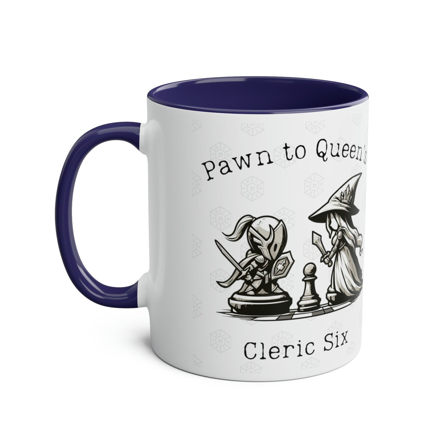 Mug Gale BG3 Pion au Clerc de la Reine, DnD Chess pour les fans de Baldurs Gate 3 et de Dungeons, Dragons. Cadeau DM pour les fans d'échecs