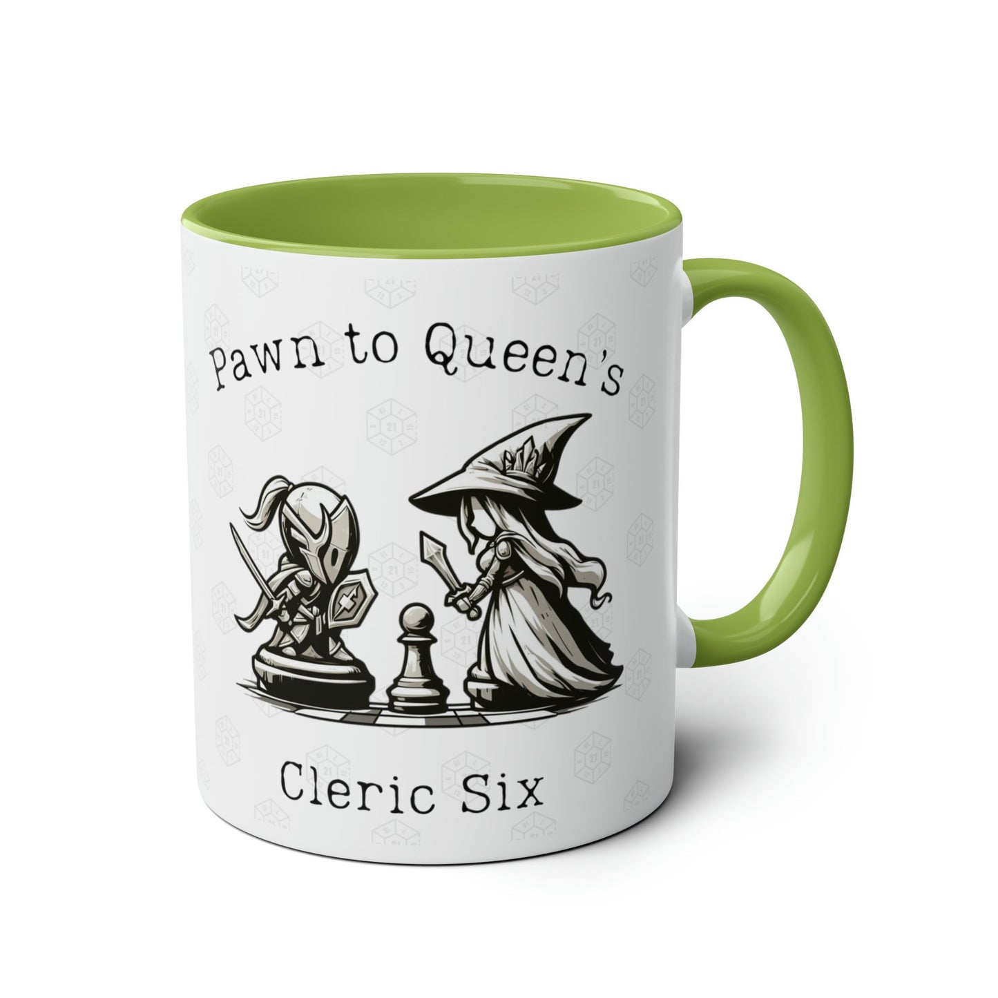 Mug Gale BG3 Pion au Clerc de la Reine, DnD Chess pour les fans de Baldurs Gate 3 et de Dungeons, Dragons. Cadeau DM pour les fans d'échecs