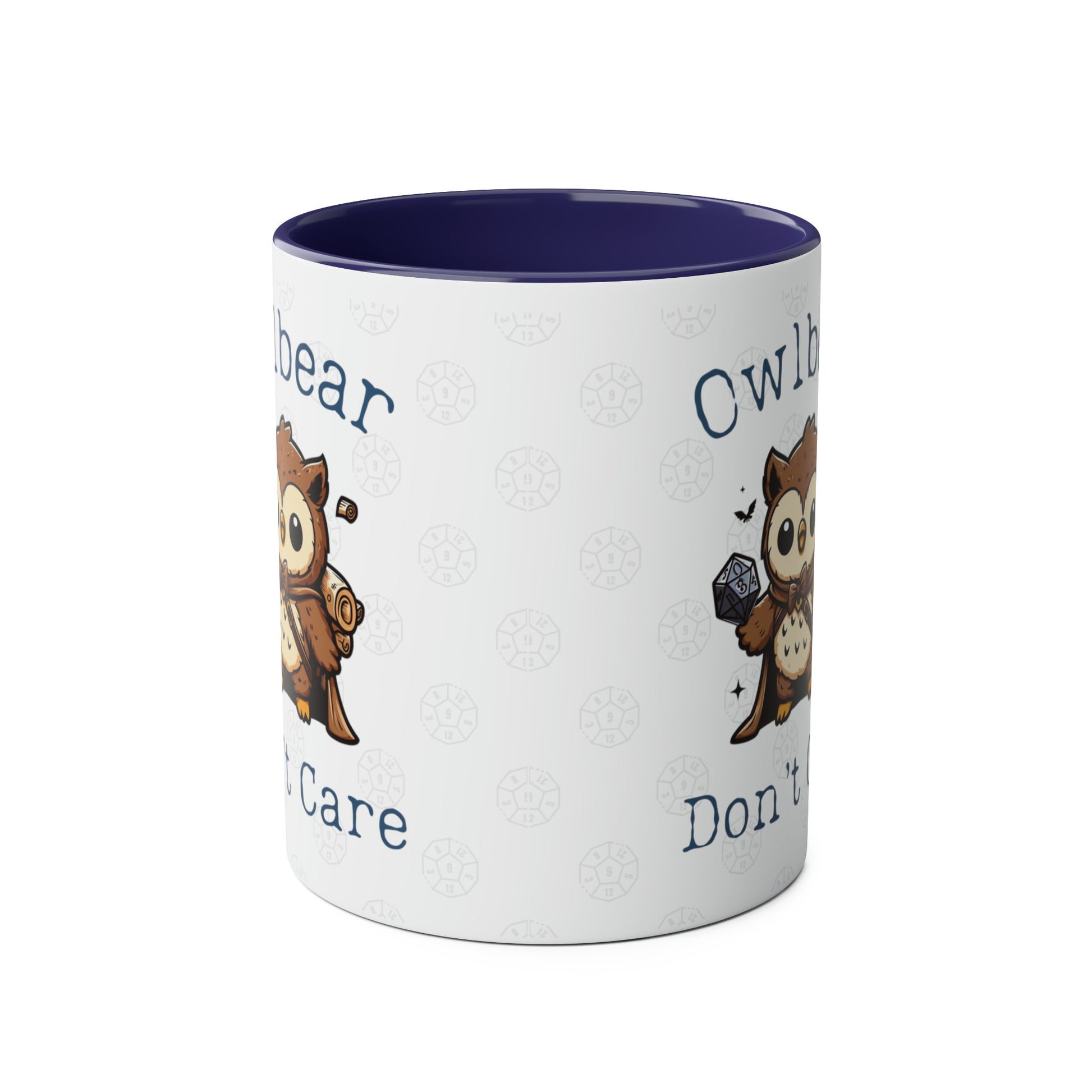 DnD Owlbear Don't Care, Baldurs Gate 3, BG3 Mug for Dungeon Masters, DMs Dungeon Dragons Mug Gift Idea Astarion Fans