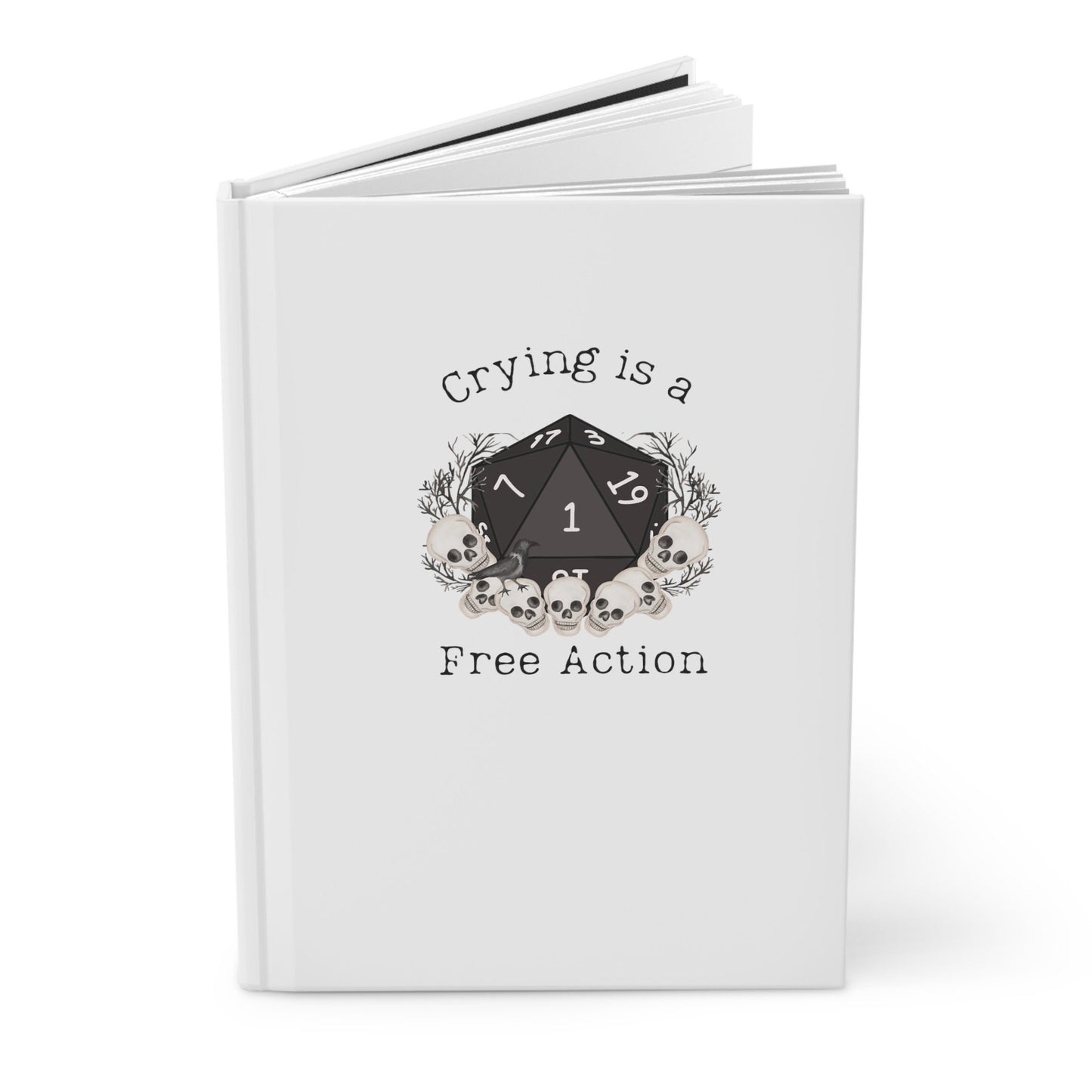 DnD Journal Crying is a Free Action Campaign Notebook